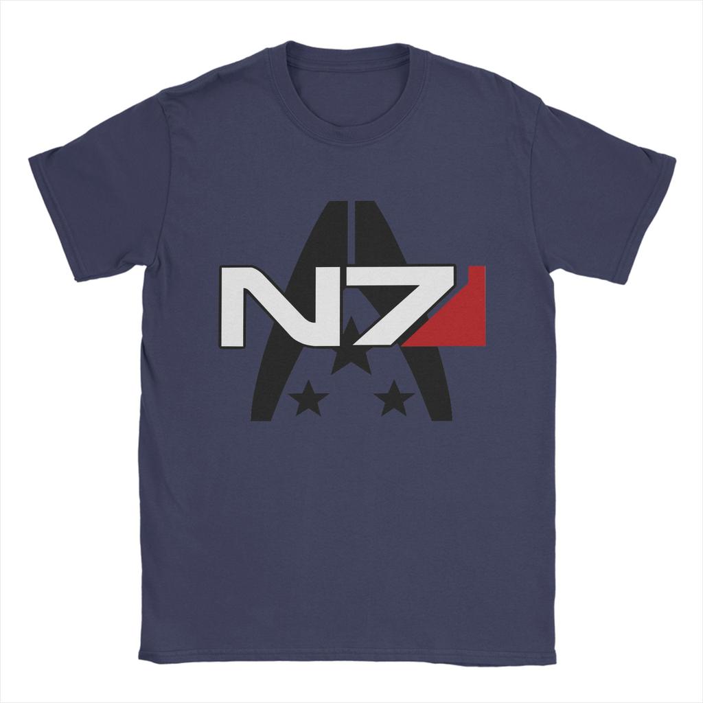 Mass Effect N7 Cotton T Shirt For Man Summer Vintage TShirts Leisure Tees Plus Size Dropshipping Tops
