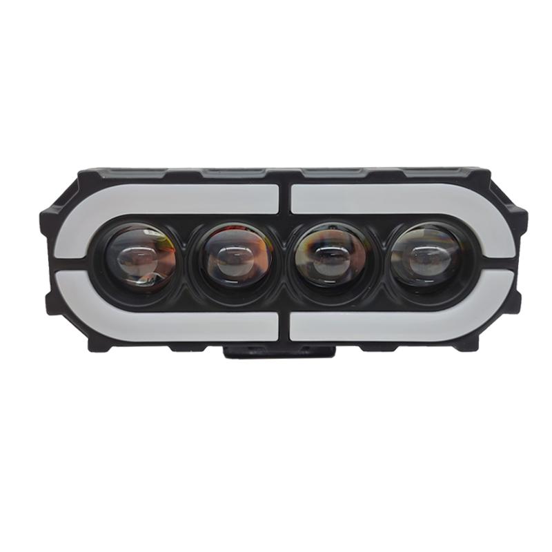 Motorcycle LED Spotlight Driving Lens Fog Lights Hi/Low Beam For Off Road Trucks SUV UTV ATV Auxiliary Spot Work Lights 12V