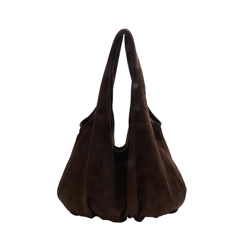 

Nyl Solid Color Large Capacity Shoulder Bags Sewing High Quality 2026 New Bags for Women Summer Commuting Women s Handbags кавовий