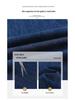 Gradient Rhinestone High-Waisted Wide-Leg Denim Pants - Women's 2025 Summer Style