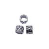 Vintage Floral Pattern Cylinder Beads Antique Style Large Hole Spacers For DIY