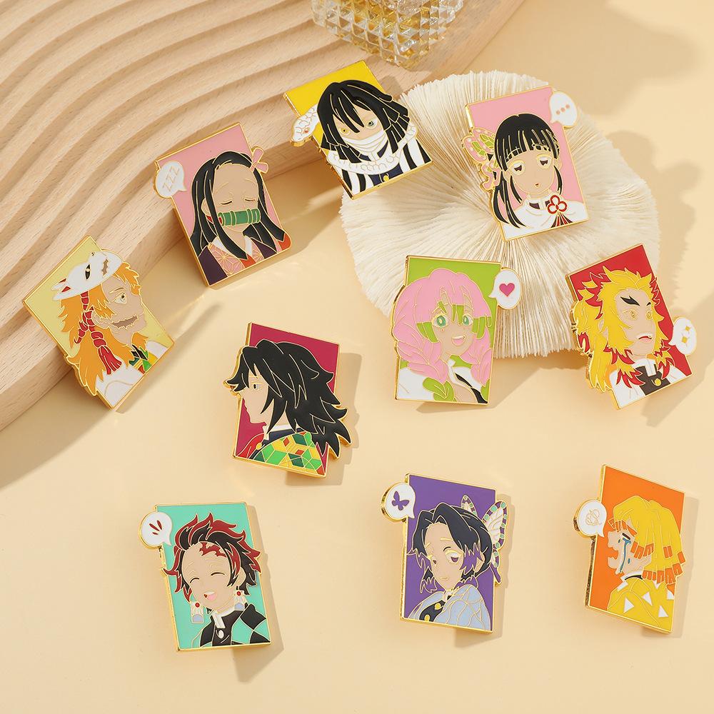 New, Ghost Destroyer Blade Brooch Demon Slayer Anime Peripheral, Rabbit My Wife Shanyi Badge