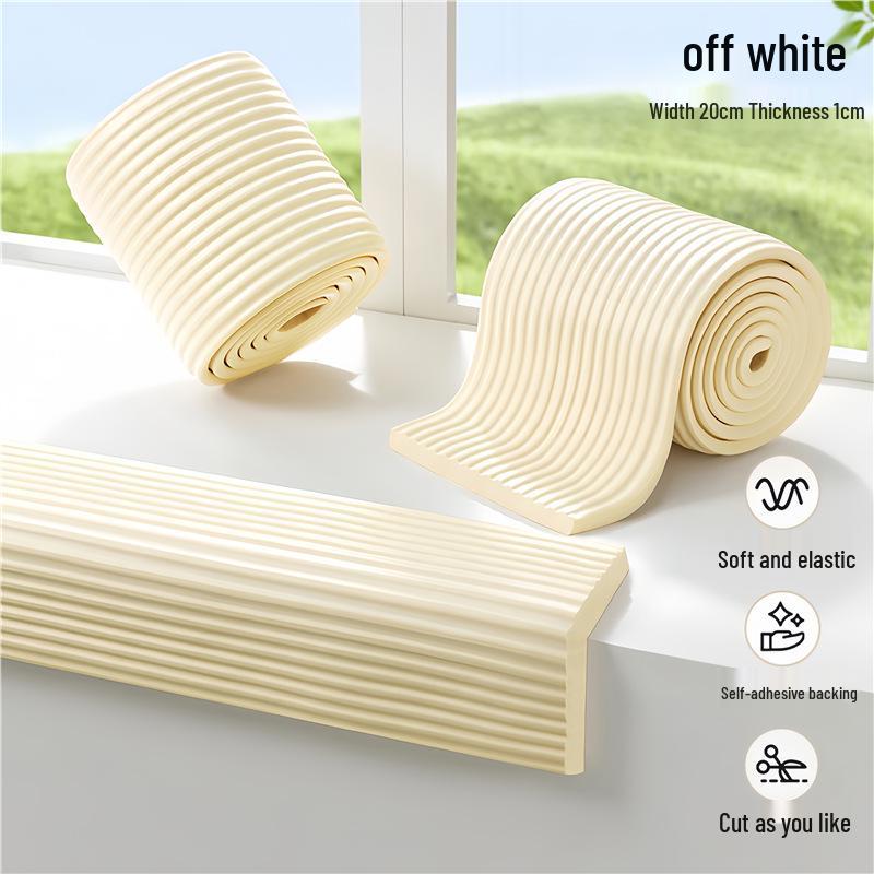 Soft Foam Edge and Corner Anti-Collision Protection Strip for Table, Window, Door, and Sill