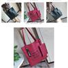 Womens Pu Leather Crossbody Bag With Soft Strap And Inner Laptop Pocket