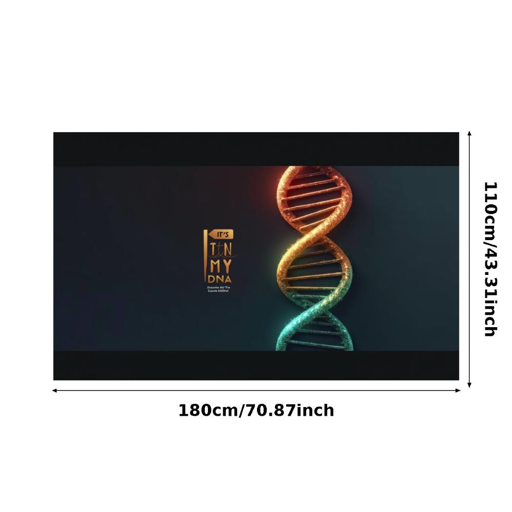Decorative Element Science Decoration DNA Theme Banner Science Banner for Learning Environment School Event Public Lecture