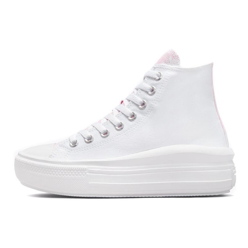 Converse Women's Chuck Taylor All Star Move High 'Hybrid Floral White Pink Foam' Women's