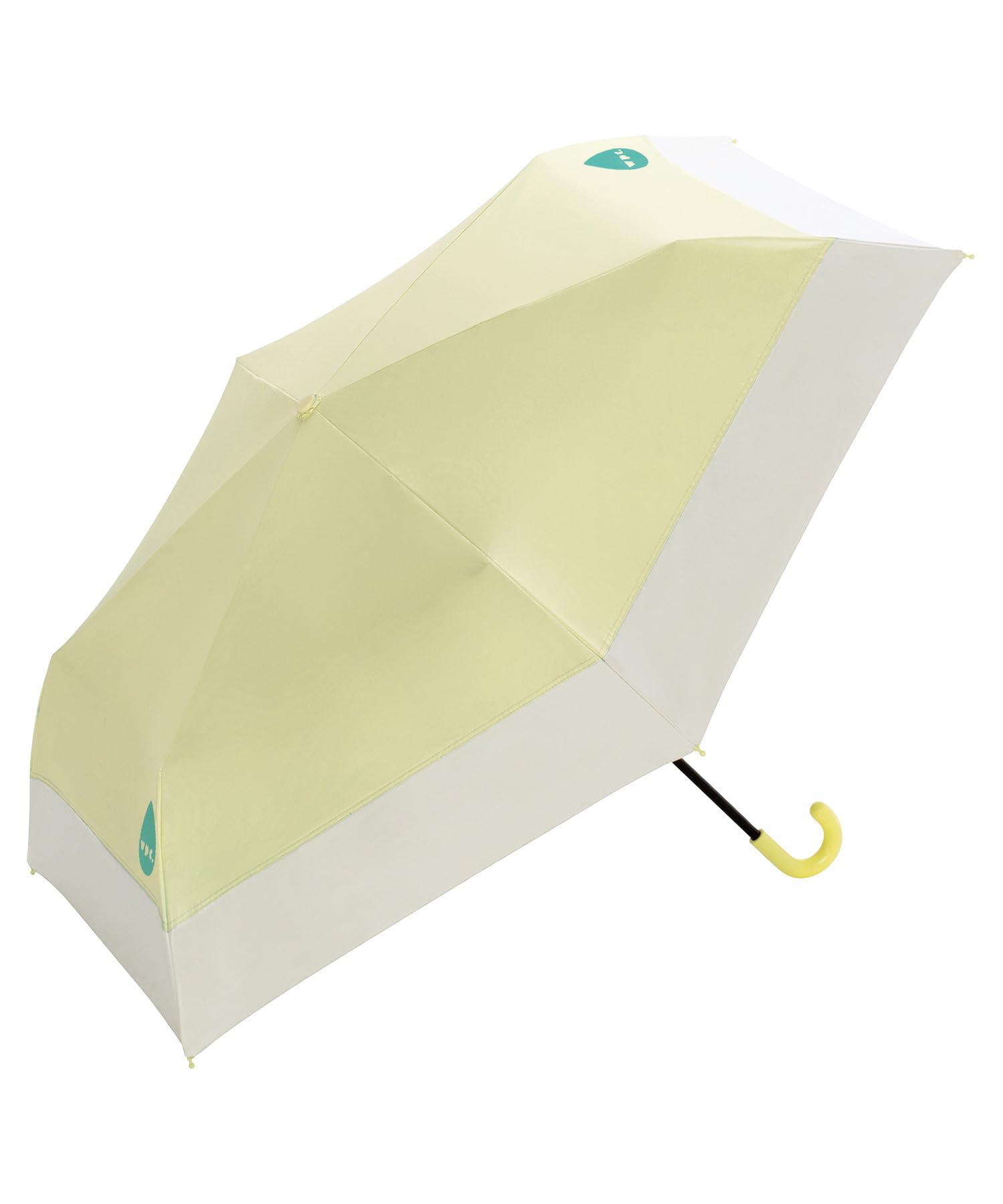 

Patchwork Parasol Mini Yellow Light UV Suitable for Sunny and Rainy 50cm Rib Manual Folding UV Heatstroke Commuting to Elementary School Black Lining
