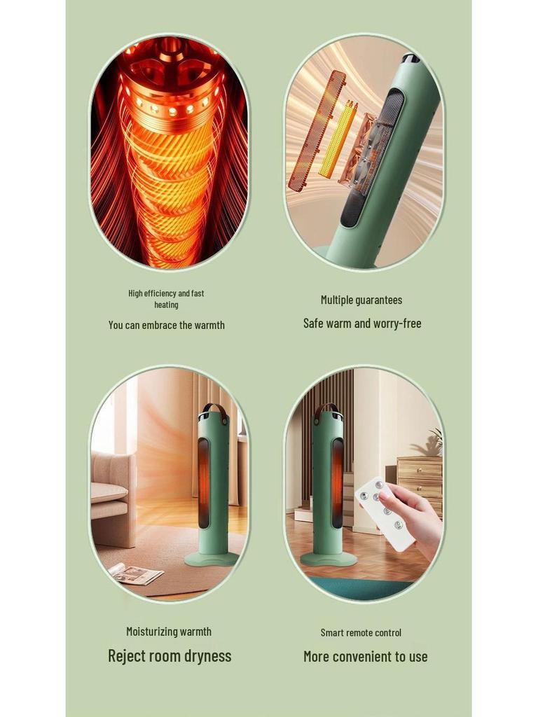 Cross-Border Vertical Energy-Saving Electric Heater - Fast Heating Little Sun Fan