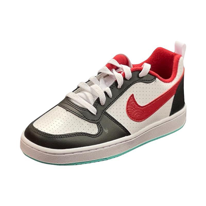 Nike Court Borough Low Sneakers White/Red/Black Women's  Sneakers  DQ5354-161