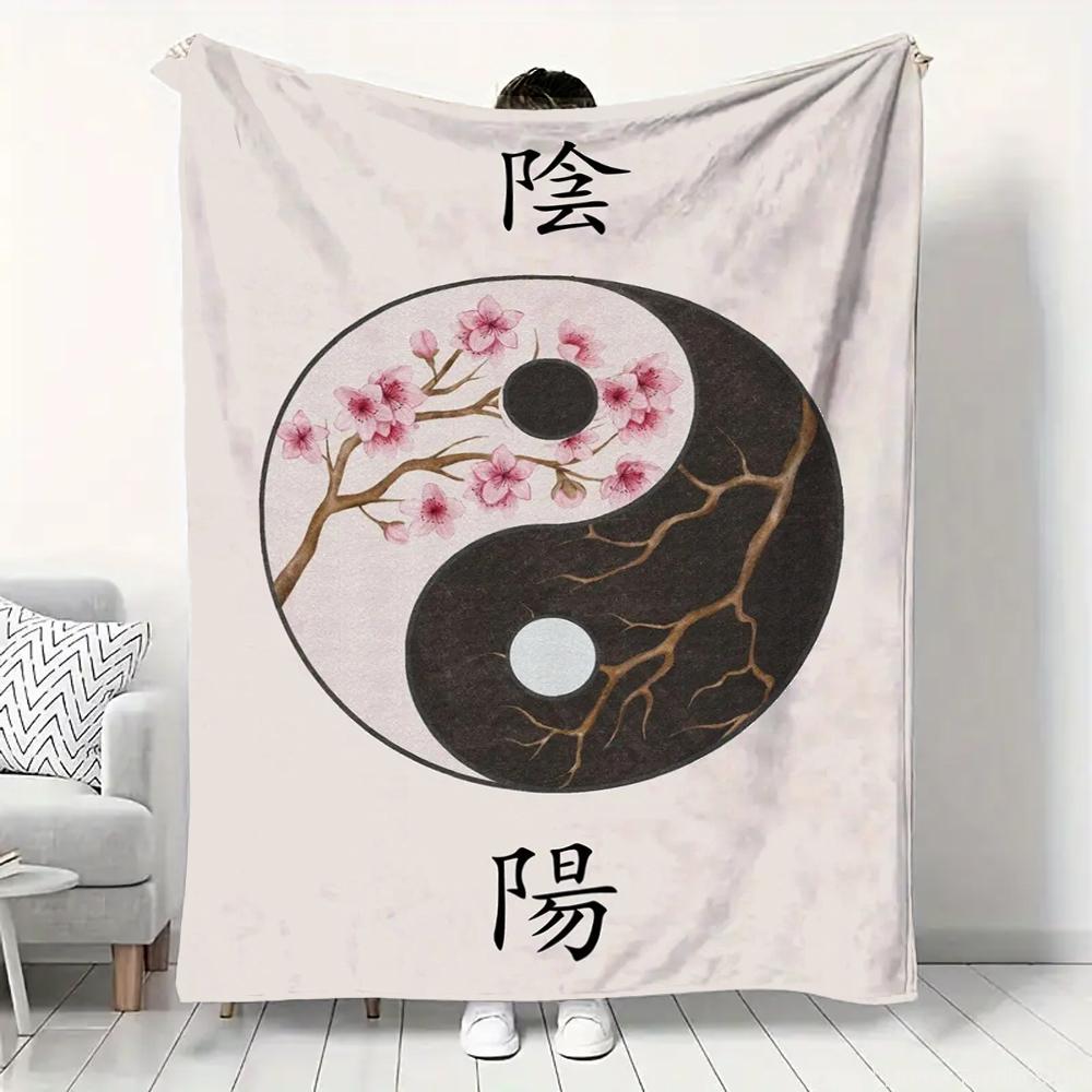 Japanese Landscape Samurai Geisha Flannel Fluffy Throw Camping Blanket for Children Adult Sofa Throw Blanket Modern Fashion Gift