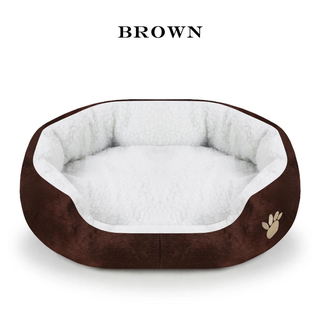 Washable Super Soft Dog Bed Pet Mattress Supplied Plush Large Cat Mat Lamb Fur Dog Kennel Teddy Small Bulldog Etc