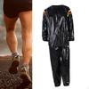 Fitness Sauna Suit Full Body Exercise Jacket Pant PVC Waterproof Windproof Unisex Comfortable