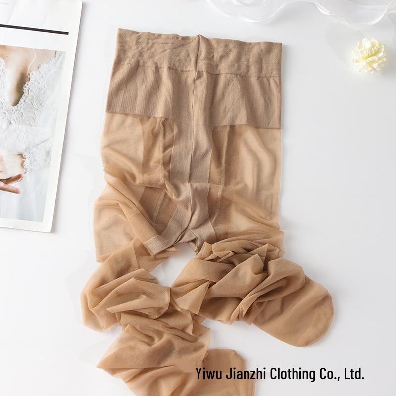 3D Ultra-Thin Sun Protection Silk Pantyhose with Tummy Control and Anti-Snagging