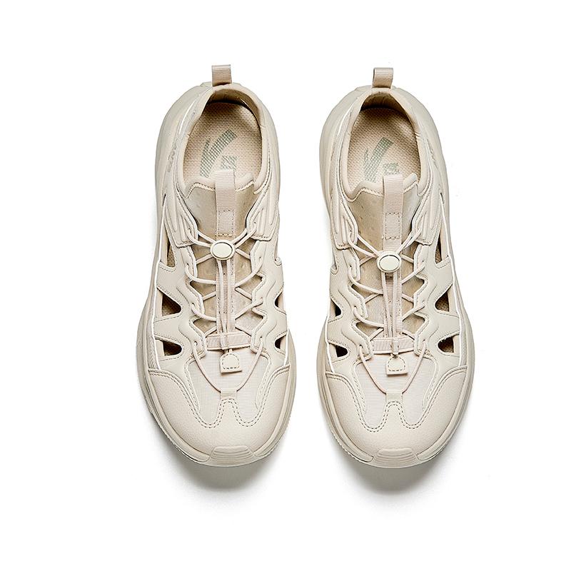 Anta Exploration Comfortable Versatile Non-Slip Breathable Wear-Resistant Creek Shoes Women Shoes Beige 922528504-3