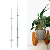 Kit di Pali di Supporto per Piante, 10 Pezzi 40cm 30cm Pali di Supporto per Piante da Giardino con 20 Pezzi Fibbie e 10 Pezzi Tubi di Collegamento per Supportare Pomodori,