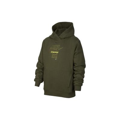 Nike Sportswear Club Logo Hoodie Sweatshirt Kinder Oberteile Khaki-Grün FN9100-325