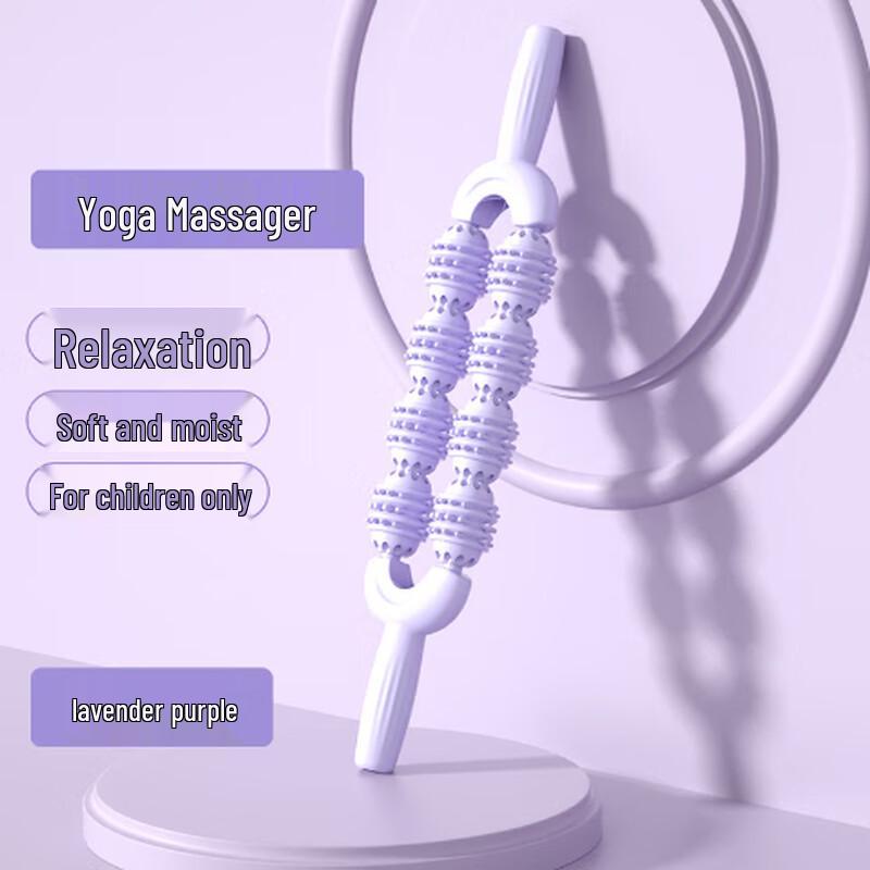 Yoga Muscle Relaxation Massage Roller Wheel - Pink (3-Pack)