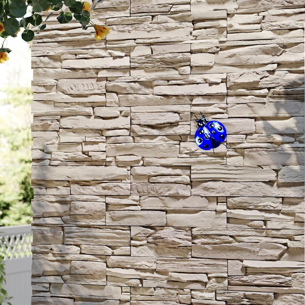 Ladybug Garden Decor Metal Ornament for Outdoor And Indoor Areas