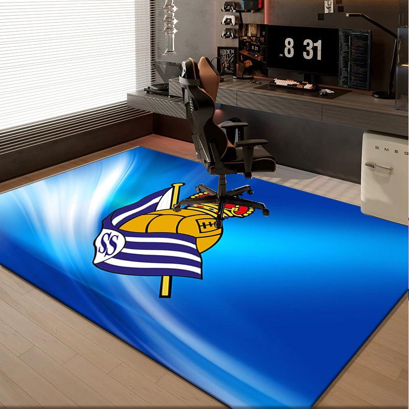 1PC rug Crown And Soccer Ball Sociedad Carpet, Chair Rug,Area Rug for Office Bedroom living rooms bedroom, Doormat decor Christmas fan gifts