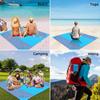 1PACK The oversized outdoor beach mat and portable picnic blanket are perfect for camping and relaxing outdoors