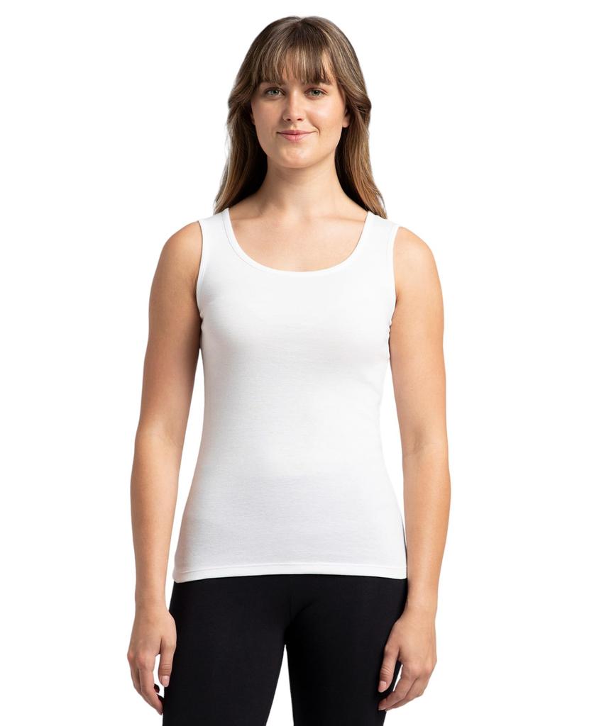 Jockey Women's Slim Fit Tank Top A113_White_XL