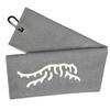 Microfiber Fabric Waffles Pattern Golf Towels Sports Fishing Golf Bag Towel Strong Water Absorption Towel for Men Women