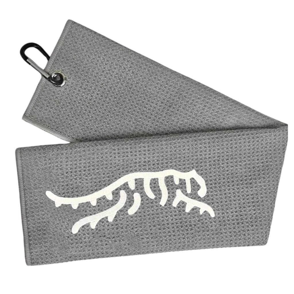 Microfiber Fabric Waffles Pattern Golf Towels Sports Fishing Golf Bag Towel Strong Water Absorption Towel for Men Women