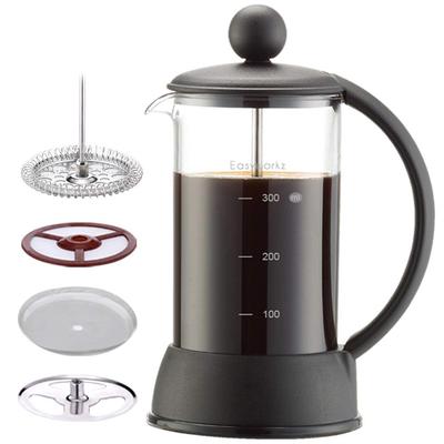 Easyworkz Eclipse Prensa Francesa Vidro Borosilicato 350ml Cafeteira Chá &