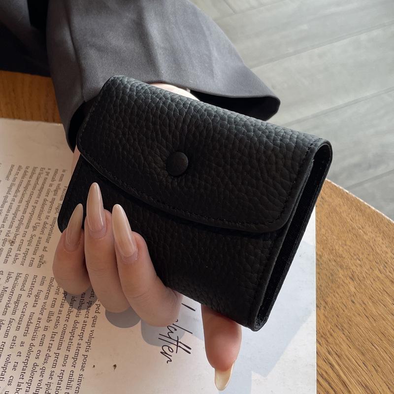 Genuine Leather Accordion Card Holder for Women - Compact, Anti-Demagnetization, Multi-Card Slots, Driver's License, Document Organizer
