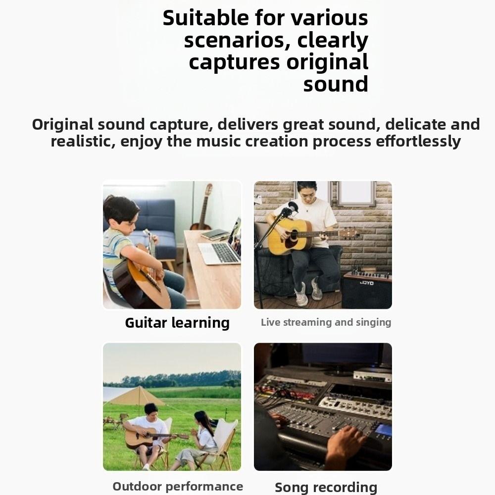 Adjustable Volume Acoustic Guitar Pickup Tone Knobs Soundhole Pickup Guitar Amplifier  Stage Use