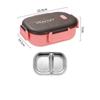 900ml 304 Stainless Steel Lunch Box Portable Cartoon animals Compartment Lunch Box Students Children Bento Box with Tableware