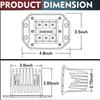 5-Zoll Embedded 39W Arbeit Licht Off-road Fahrzeug Lkw LED Auto Nebel Licht
