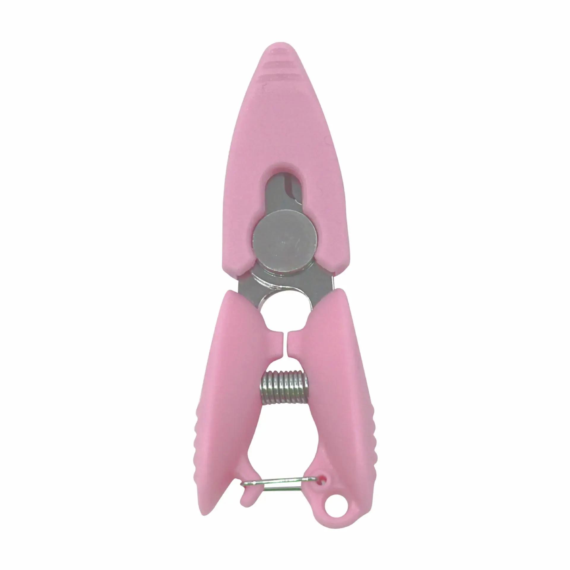

1PCS Mini Pocket Scissors Metal Multi-Functional Portable Thread Trimmer for Office And Crafting Use in Embroidery Cross Stitch рожевий