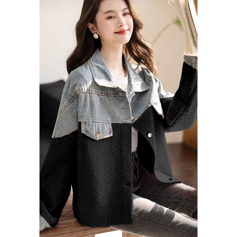 

Mokana Women s Long-Sleeve Casual Jacket MKNJD3618 One Size