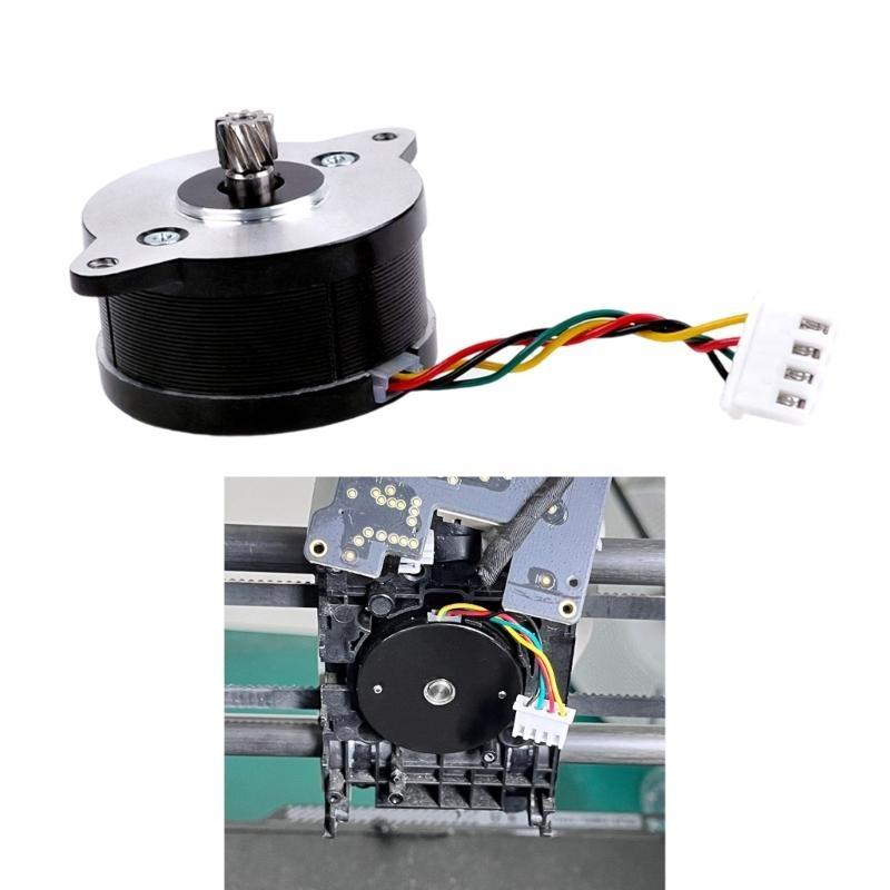 For X1/P1 Series 3D Printer Extruder Motor 36 Circular Stepper Motor 9 Tooth Helical Gear for X1/X1C/P1P/P1S 3D Printer