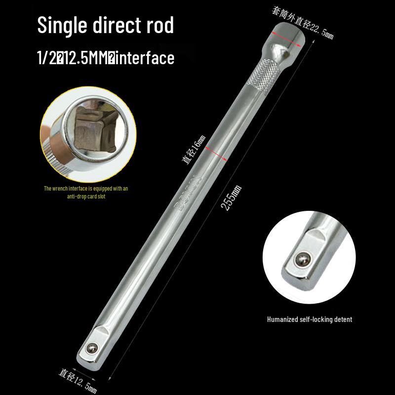 Multifunktionales T-Typ Sechskant-Steckschlüssel-Set für Autoreparatur und Reifenwechsel