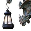 Dragon Tree Hugger Solar Lantern Resin Fantasy Dragon Garden Statue for Gothic Tree Wall Fence Decor Gifts for Women Mom Grandma