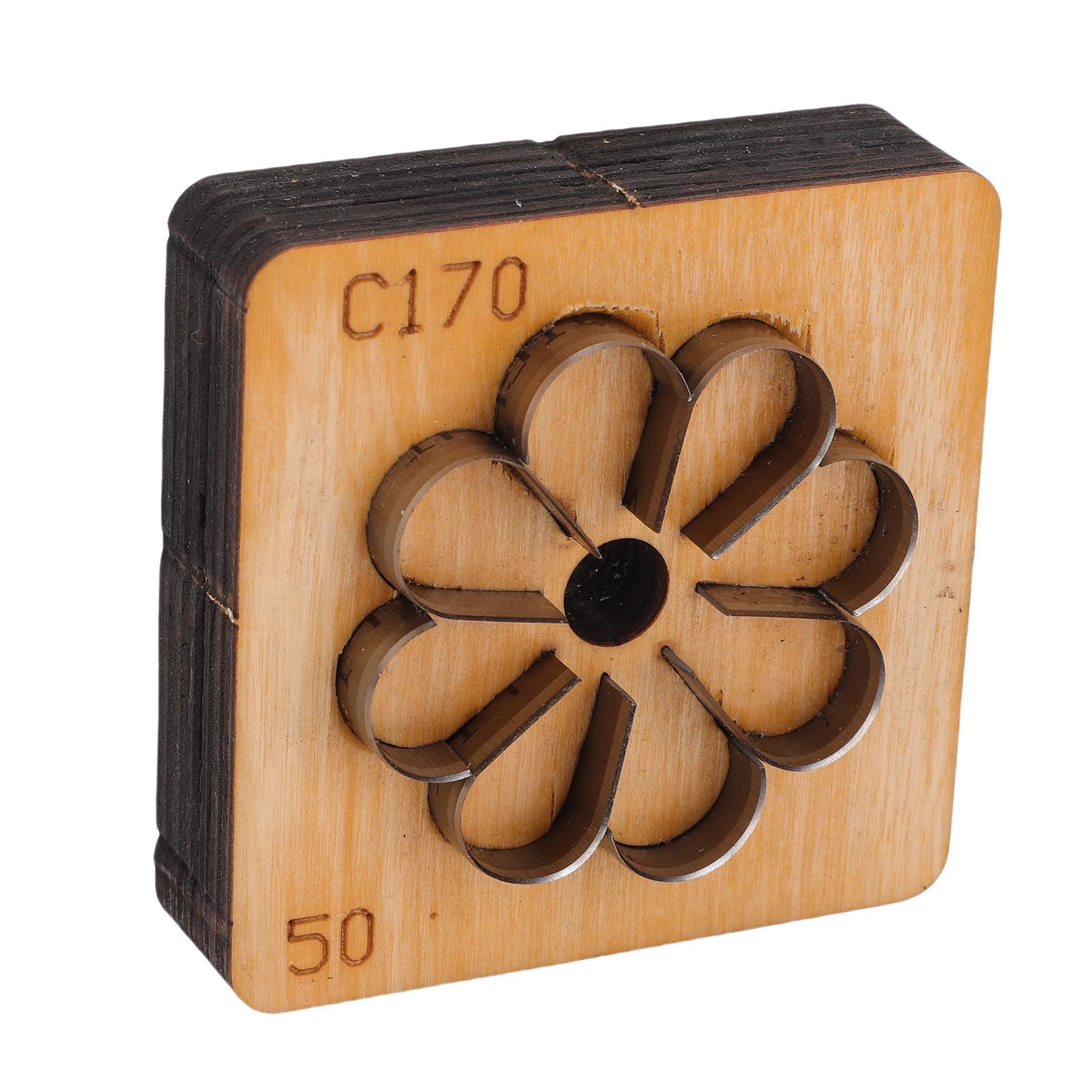 

Leather Cutting Die Flower Shaped Metal Leathercraft Paper Art Cutter Punching Mold Crafting Tool