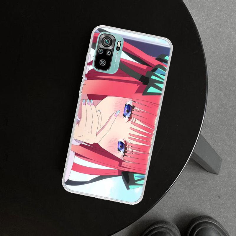 Nino Nakano Anime Phone Case Cover for Xiaomi Redmi Note 15 14 13 12 11 Pro Plus 14S 12S 11S 11T 11E 10S 10 Customized Fundas Re
