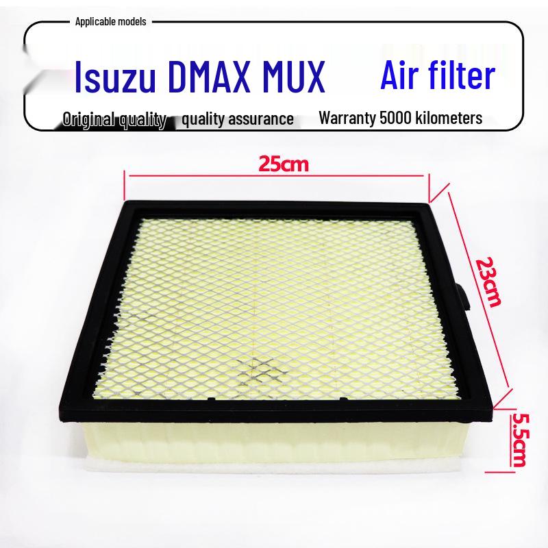DMAX MUX Air Conditioning & Oil Filter Set: Air Grid & Filter Elements