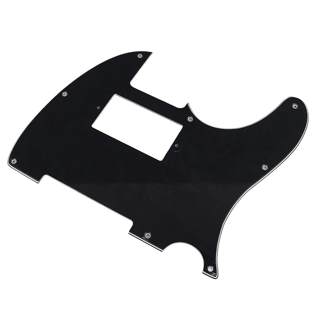 Matybobe Guitar Pickguard PVC Noise Reducer Guard Plate for Fender Telecaster Electric Guitar Anti-Scratch (Black)