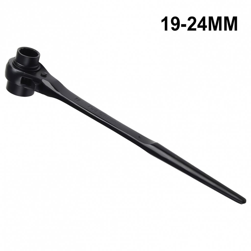Ratchet Wrench 240-415mm Length Black For Machine Maintenance