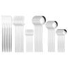 New 36Pcs Mint Gold Cutlery Set Western Silverware Stainless Steel Dinnerware Knife Fork Spoon Tableware Flatware Kitchen Wedding Accessories