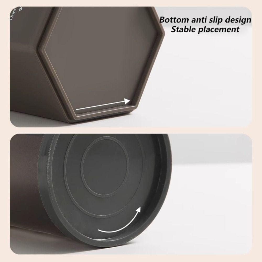 Plastic Pen Container Hexagonal Design Stationery Pen Barrel Pen Holder  School Office