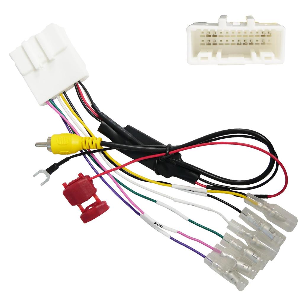 Daihatsu Genuine Back Camera Converter Commercial Navigation RCA 24 Pin Connector Steering Switch Car