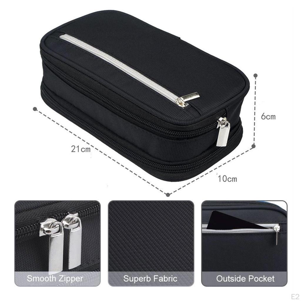 Large Capacity Pencil Pouch and Pen Case Cosmetic Bag Office Organizer Storage