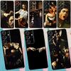 Kryt na telefon s obrazy Caravaggia pro Samsung Galaxy S25 S24 S23 S22 S21 Ultra S9 S10 Plus S20 FE Funda Kryt