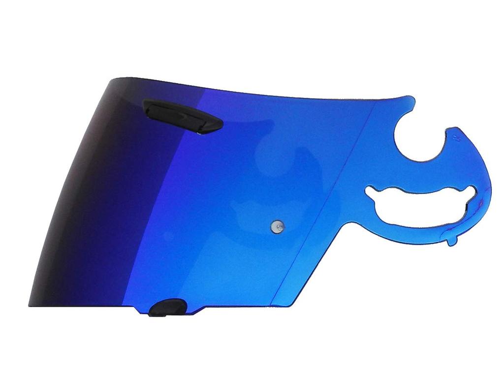 SAI-PB RXP Blue Mirror Shield, Arai Super Adsis I Compatible, Outside Product, Pure Hard