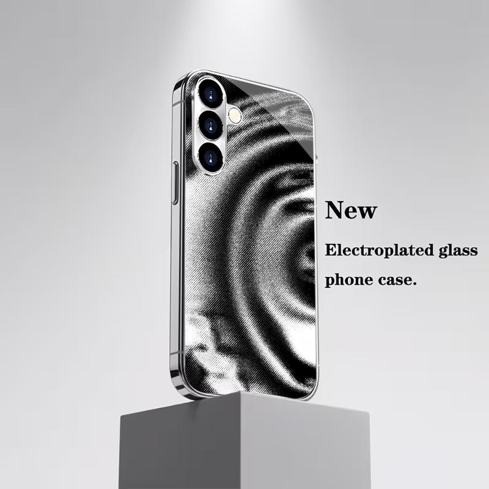 

PhoneCase Atmosphere Simplicity High-end Electroplating Glass PhoneCase for Samsung Galaxy S26 S25 S24 S23 S22 S21 FE,Ultra,Plus GalaxyS24FE