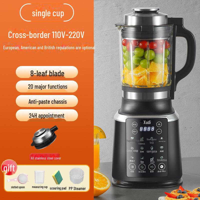 110V Multi-Function Soy Milk Maker & Juicer with US Standard Plug